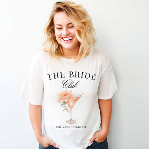 The Bride Club Blush Cocktail Tri-Blend Shirt