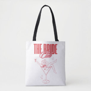 The Bride Club Design   Girly Martini Glass  Tote Bag