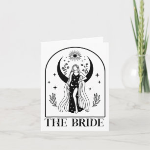 The Bride Coven Witchy Gothic Wedding Bachelorette Card