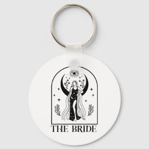 The Bride Coven Witchy Gothic Wedding Bachelorette Key Ring