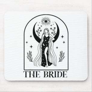 The Bride Coven Witchy Gothic Wedding Bachelorette Mouse Mat
