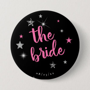 The Bride Disco Bachelorette ID925  7.5 Cm Round Badge