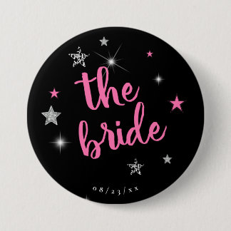 The Bride Disco Bachelorette ID925 7.5 Cm Round Badge