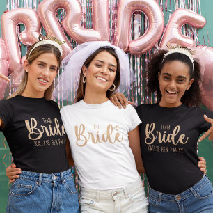 The Bride Elegant Bachelorette T-Shirt