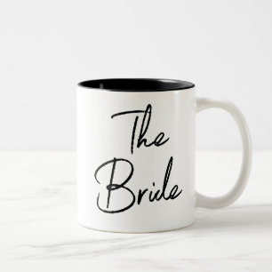 The Bride Elegant Black  Wedding Coffee Mug