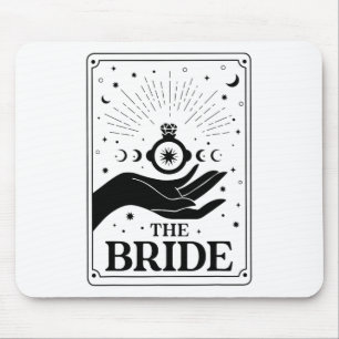 The Bride Future Mrs Tarot Gothic Bridal Party Bac Mouse Mat
