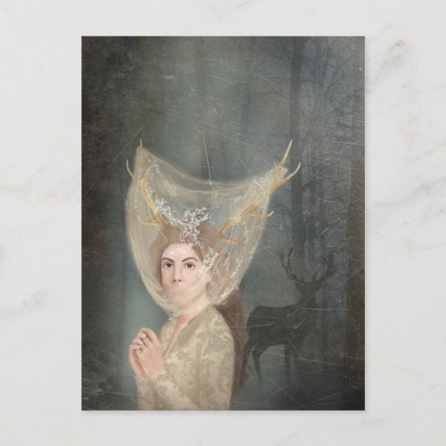 The Bride, gothic romance, fantasy Postcard (Front)