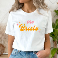The Bride Groovy Pink & Orange