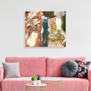 The Bride Gustav Klimt Canvas Print
