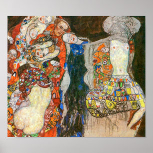 The Bride   Gustav Klimt   Poster