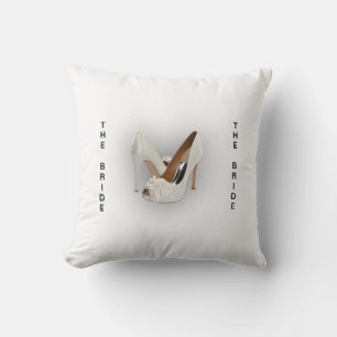 The Bride Heels White American Mojo Pillow