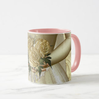 The Bride "Hers" (ivory) Wedding Mug