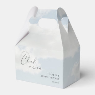 The Bride Is On Cloud 9 Bridal Shower Favour Box