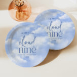The Bride Is On Cloud Nine Bachelorette Party Paper Plate<br><div class="desc">These are The Bride Is On Cloud Nine Bachelorette Party Paper Plates!</div>