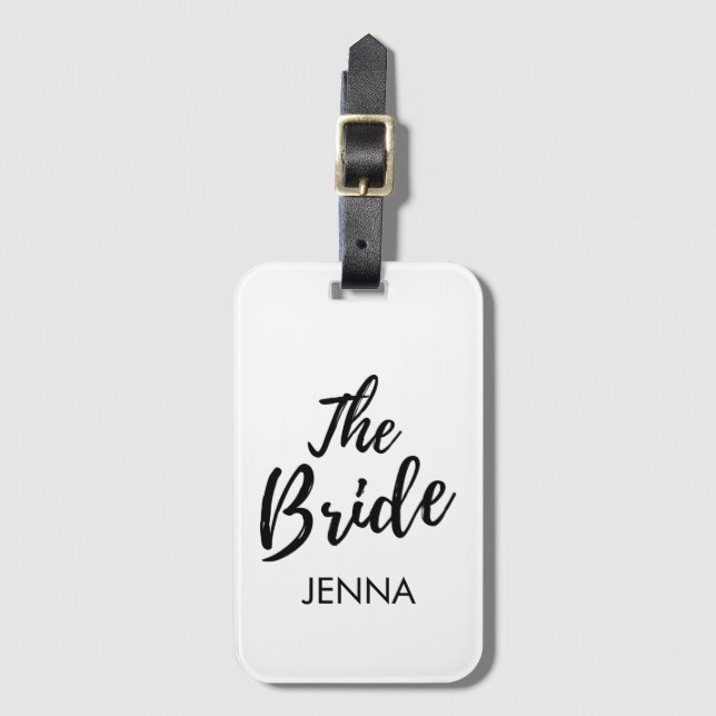 The Bride  Luggage Tag (Front Vertical)
