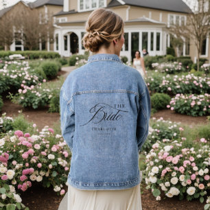 The Bride, Modern, Elegant, Denim Jacket