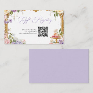The Bride of the Season Regency Gift Registry Enclosure Card