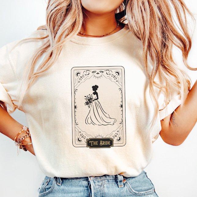 The Bride Tarot Fortune Bachelorette Party T-Shirt (Creator Uploaded)
