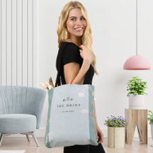 The Bride Tote Bag | Sage Green & Gold