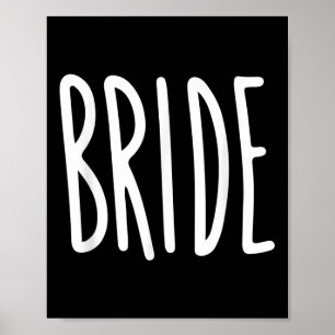 The Bride Womens Wedding Groom Poster