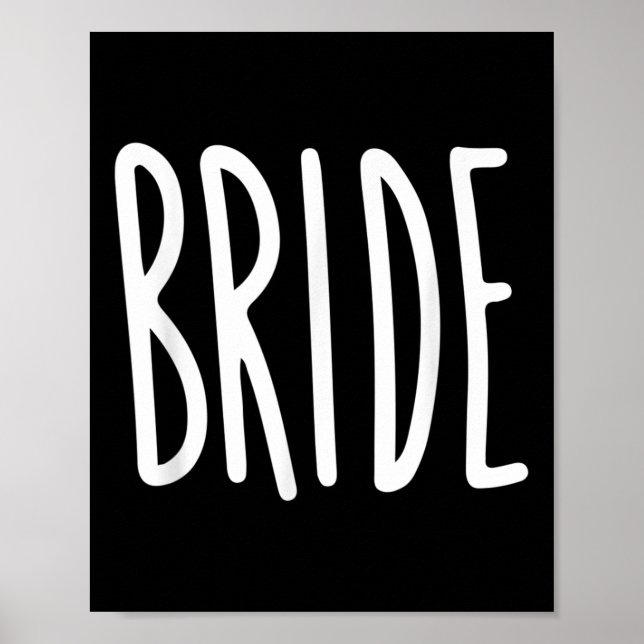 The Bride Womens Wedding Groom  Poster (Front)