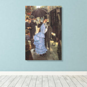 The Bridesmaid (aka The Traveller) by James Tissot Canvas Print