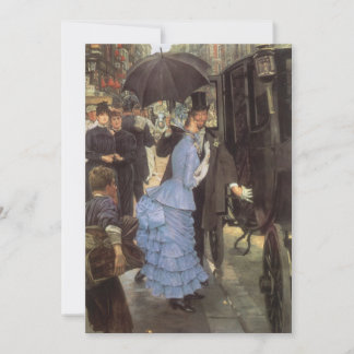 The Bridesmaid (aka The Traveller) by James Tissot Invitation
