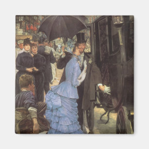 The Bridesmaid (aka The Traveller) by James Tissot Magnet