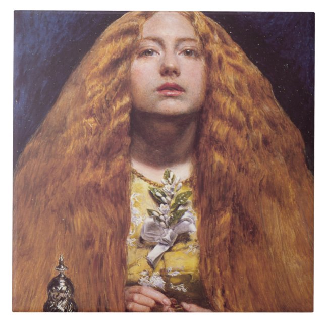 The Bridesmaid (by John Everett Millais) Tile (Front)