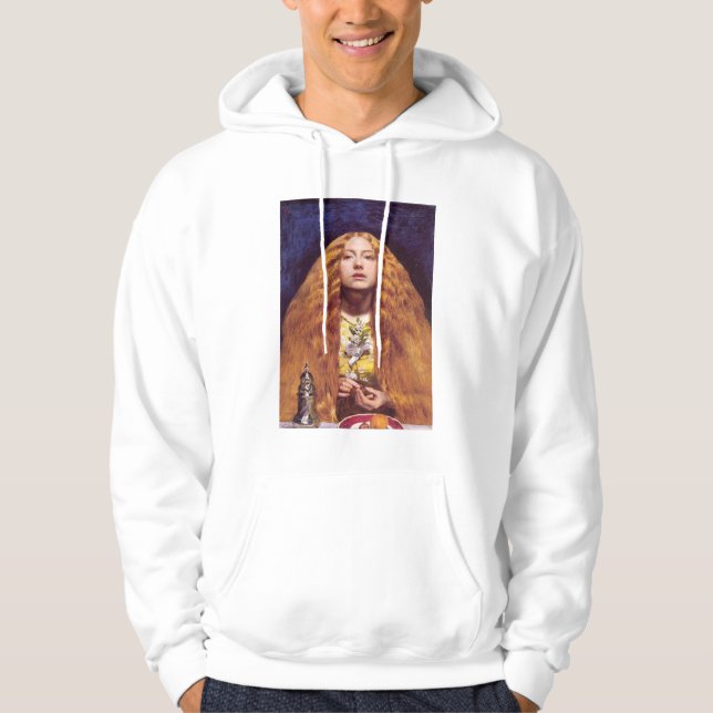 The Bridesmaid, c.1851 by John Everett Millais Hoodie (Front)