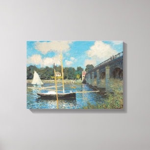 The Bridge at Argenteuil By Claude Monet Canvas Print