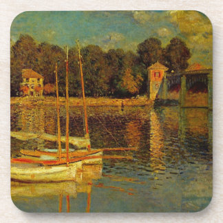 The Bridge at Argenteuil by Claude Monet Coaster