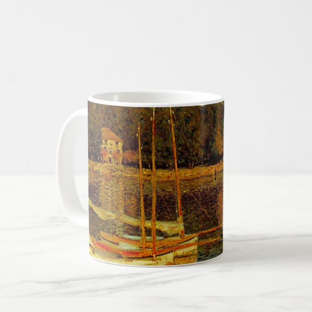 The Bridge at Argenteuil by Claude Monet Coffee Mug (Front Left)