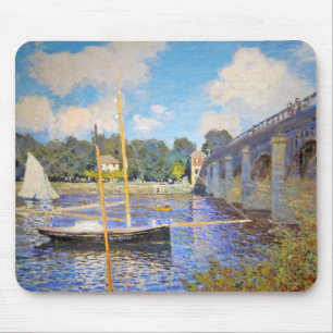 The Bridge at Argenteuil, Monet Mouse Mat