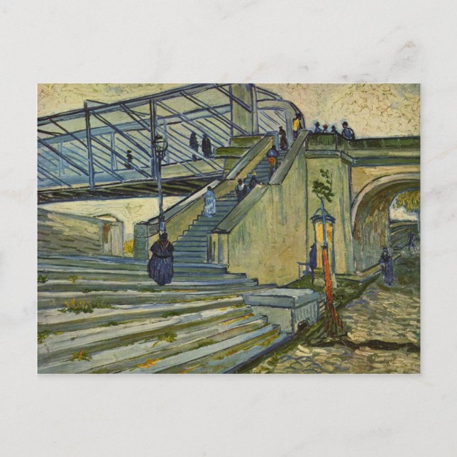 The Bridge at Trinquetaille by Van Gogh Postcard (Front)