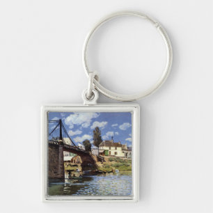 The Bridge at Villeneuve-la-Garenne Key Ring
