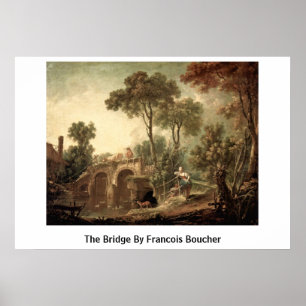 The Bridge By Francois Boucher Poster