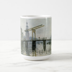 The Bridge in Amsterdam (by Claude Monet) Coffee Mug
