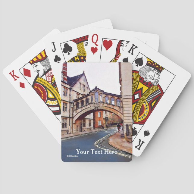 The Bridge of Sighs - Oxford Playing Cards (Back)