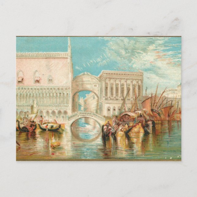 The Bridge of Sighs Venice Postcard (Front)