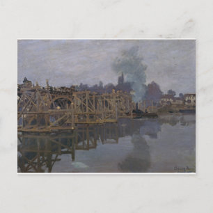 The Bridge under Repair by Claude Monet Postcard