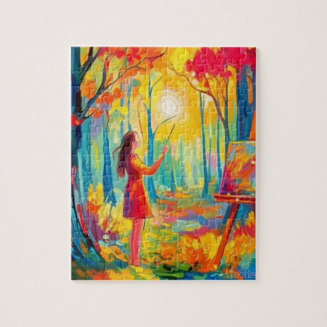 The Bright Artist Jigsaw Puzzle (Vertical)