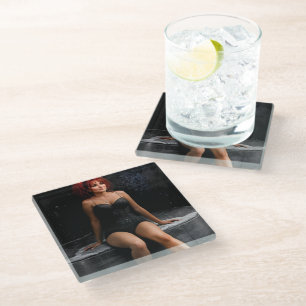 The Brightest Spot glass coaster