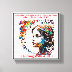 The Brilliance of ADHD Canvas Print