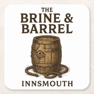 The Brine & Barrel – A Tradition from Innsmouth Square Paper Coaster