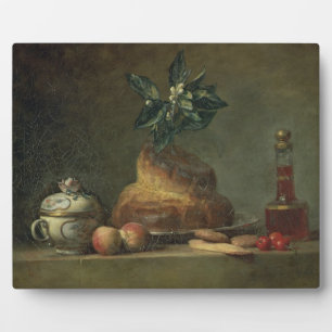 The Brioche or The Dessert, 1763 (oil on canvas) Plaque