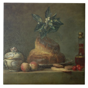 The Brioche or The Dessert, 1763 (oil on canvas) Tile