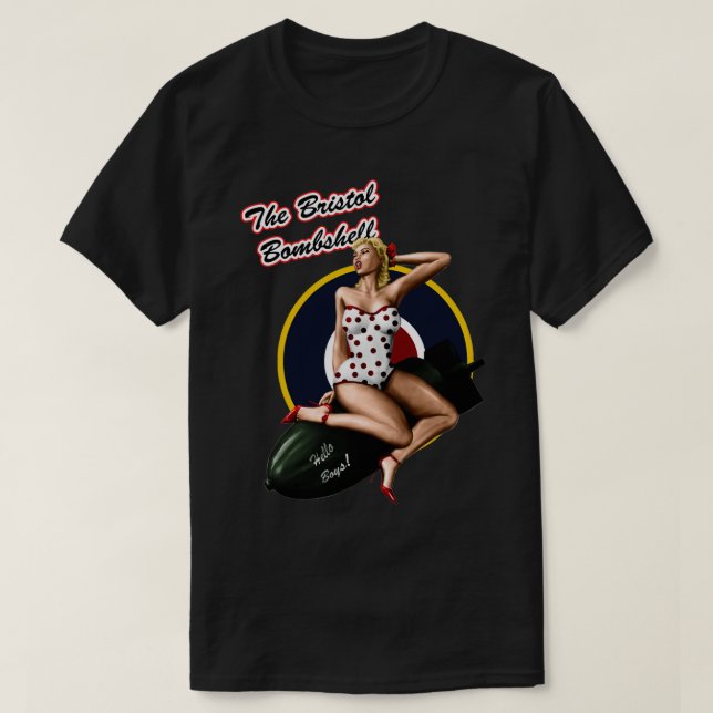 The Bristol Bombshell  T-Shirt (Design Front)