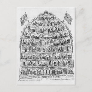The British Beehive, 1867 Postcard