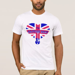 The British Flag Heart & Guitar T-Shirt